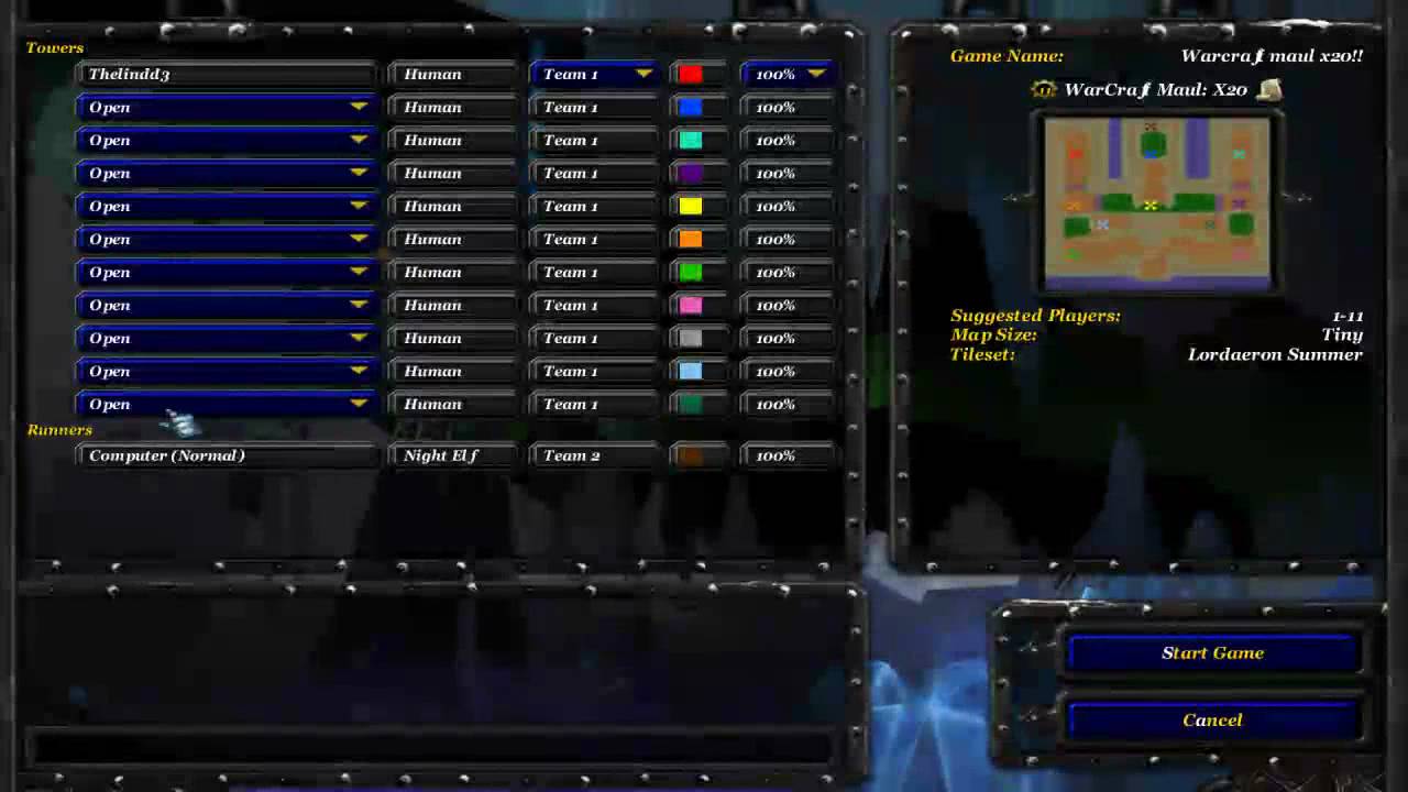 How to host games in warcraft 3