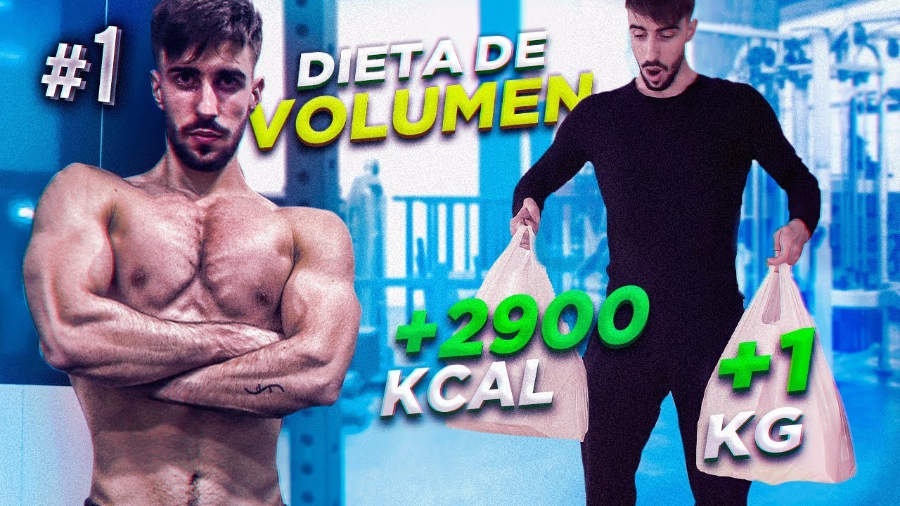 UN DÍA EN MI DIETA DE VOLUMEN - 2900 KCAL (PESO 67KG)  #1