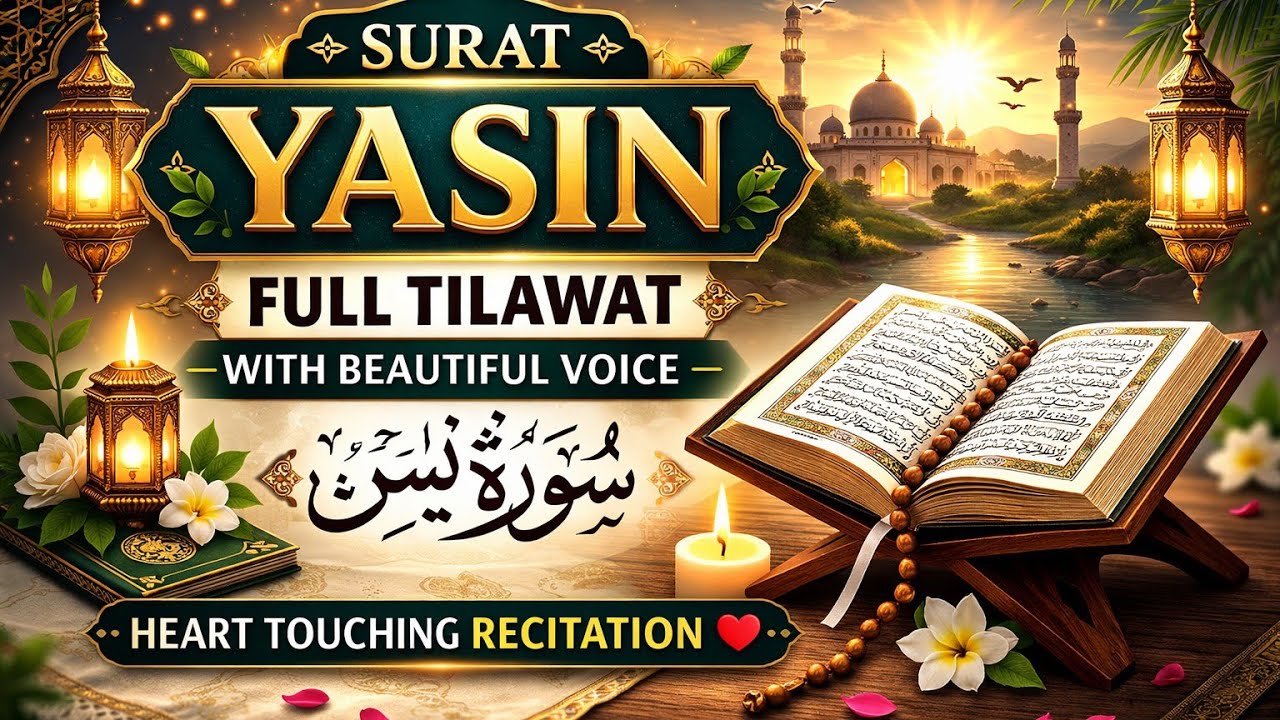 Surah Yasin – Full Recitation | Heart Touching Quran Tilawat | Peaceful & Beautiful Voice