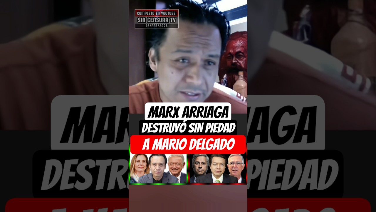 Marx Arriaga destruy&oacute; sin piedad a Mario Delgado!