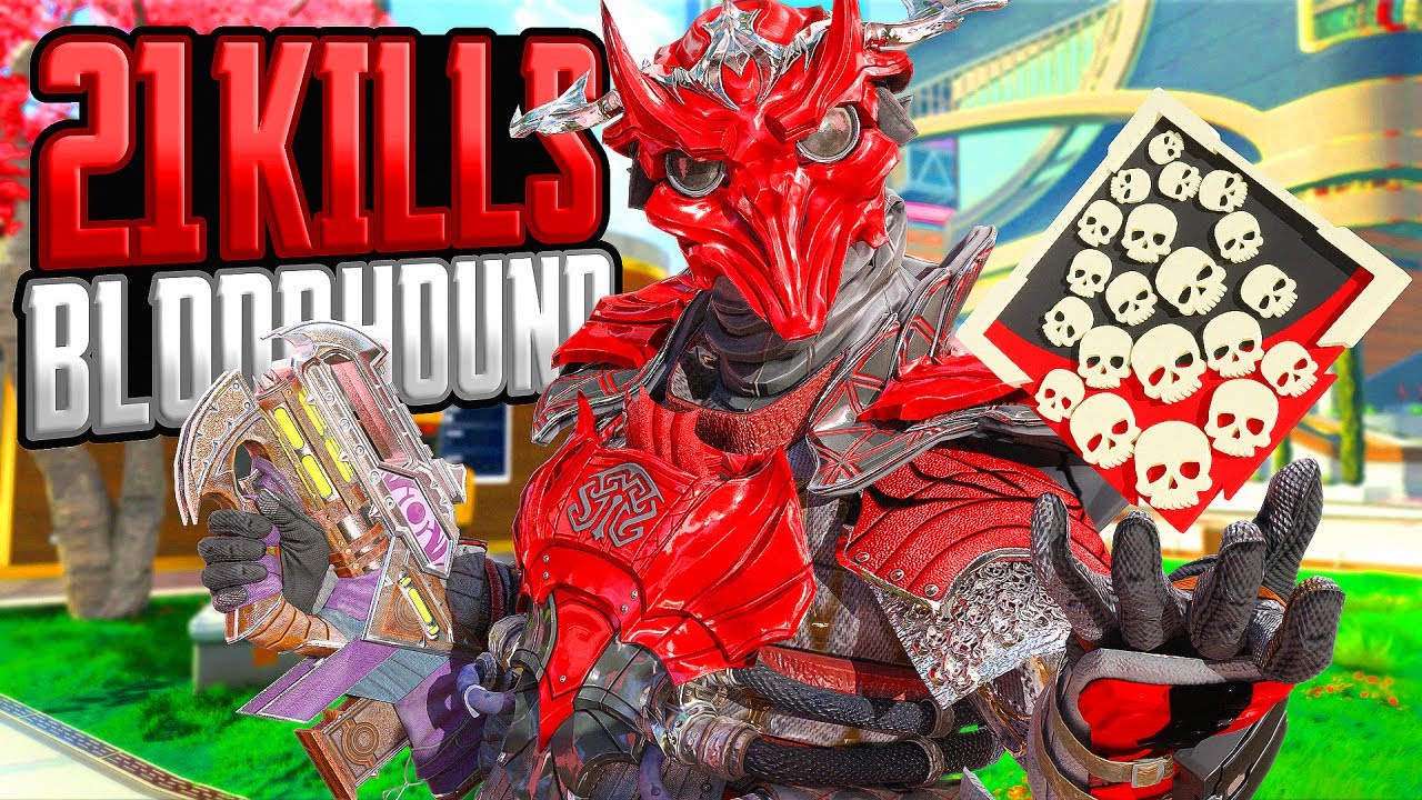 Bloodhound 21 KILLS and 4K Damage Apex Legends Gameplay Season 20