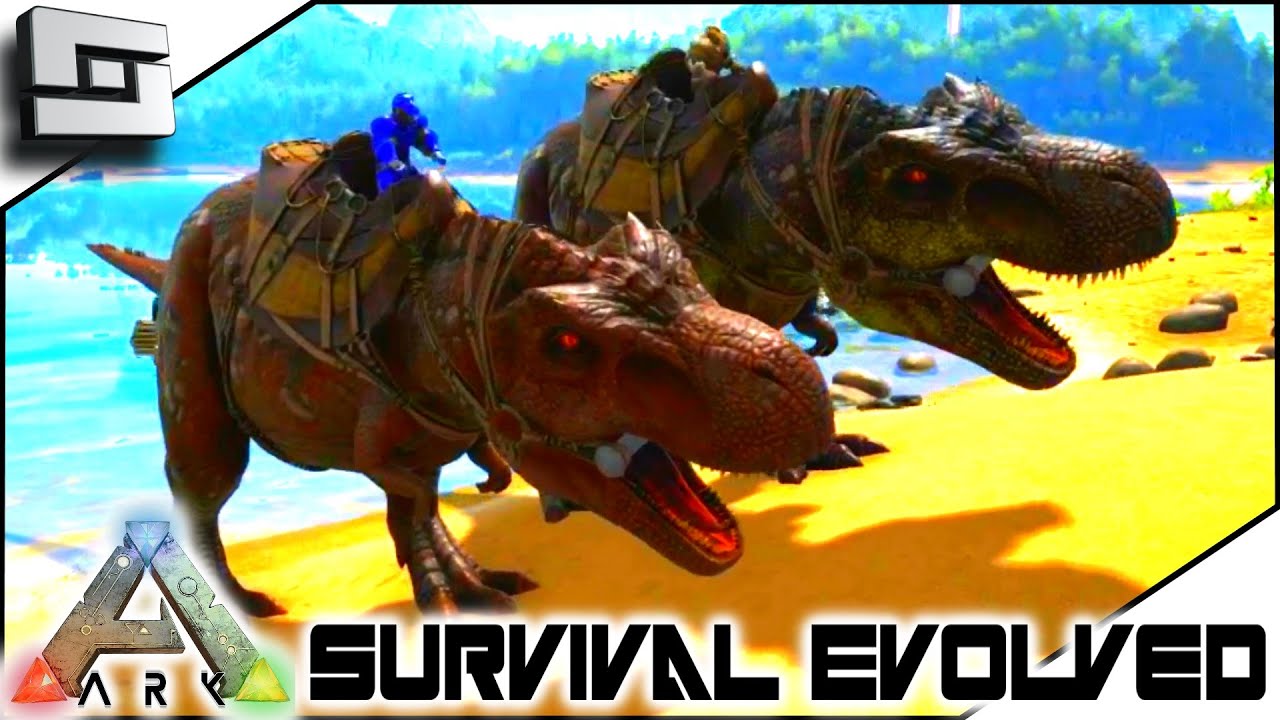 ARK: Survival Evolved - TWO TREX TAMING! S3E51 ( Gameplay )