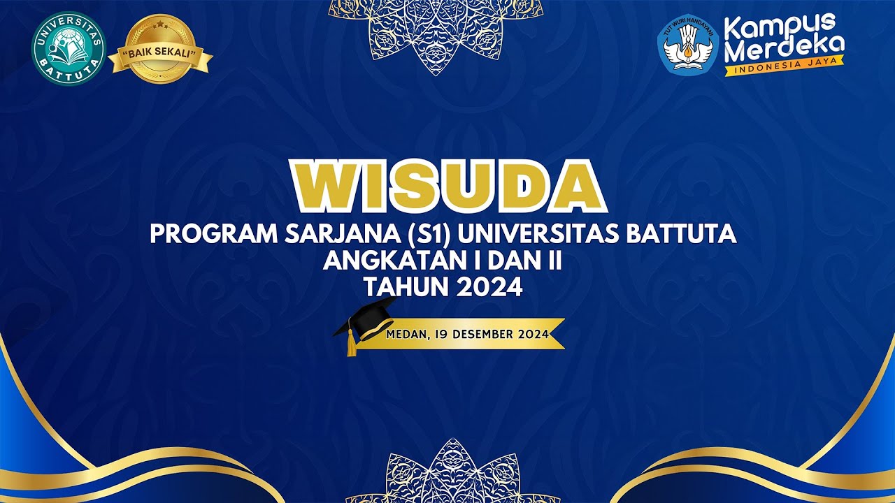 Wisuda Program Sarjana Strata Satu (S1) Universitas Batuta Angkatan I dan II