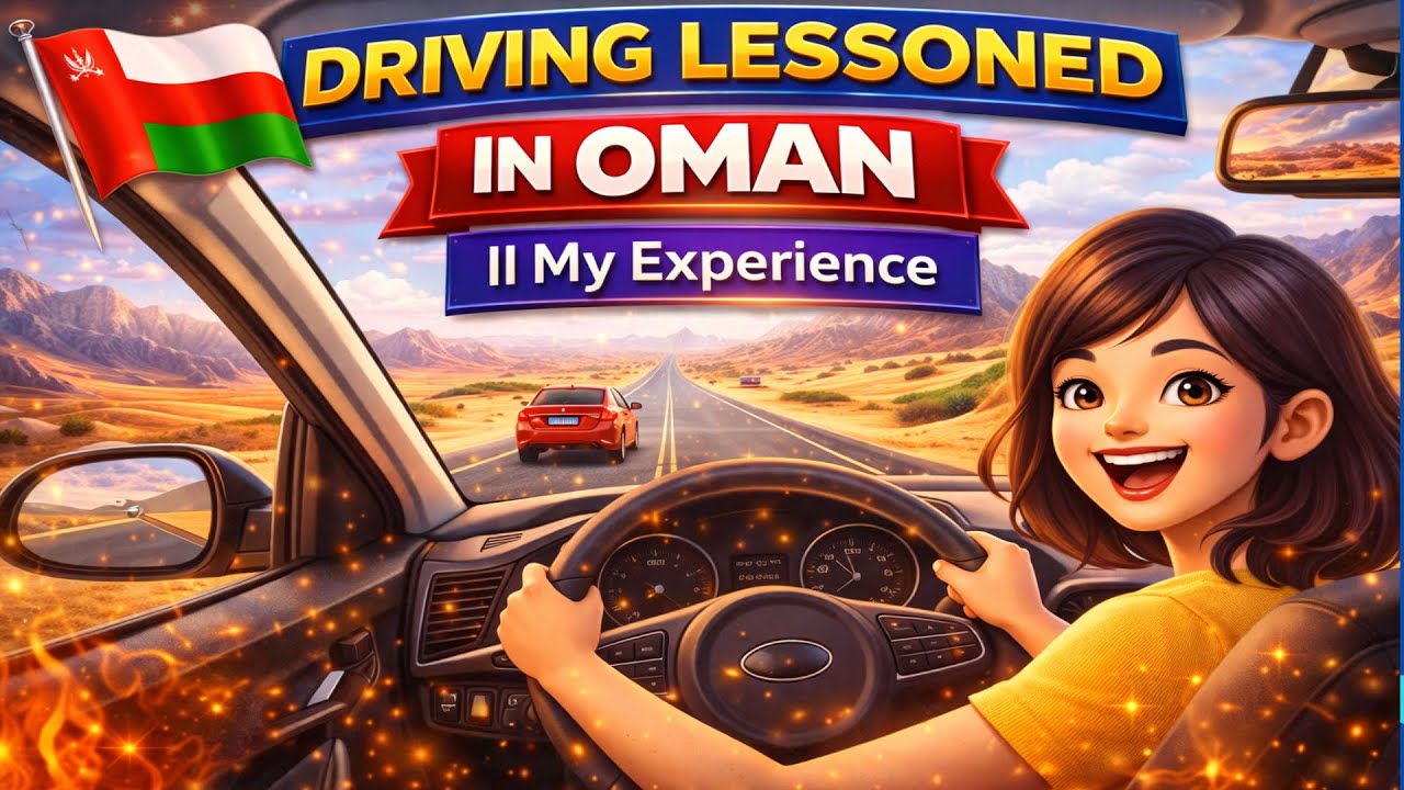 DRIVING LESSONED IN OMAN ||My Experience