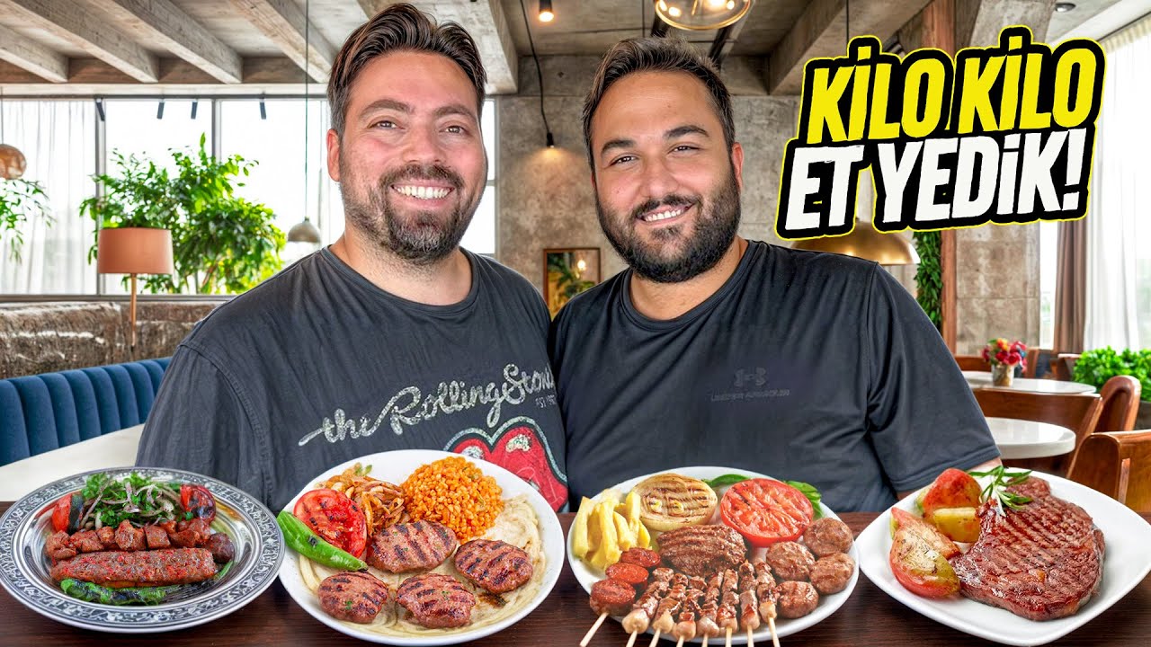 ET RESTORANINDA TÜM MENÜYÜ YEDİK! @MuratAbiGF