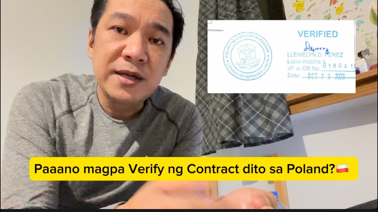 Paano nga ba magpa verify ng Kontrata dito sa Poland? #ofw #ofwpoland