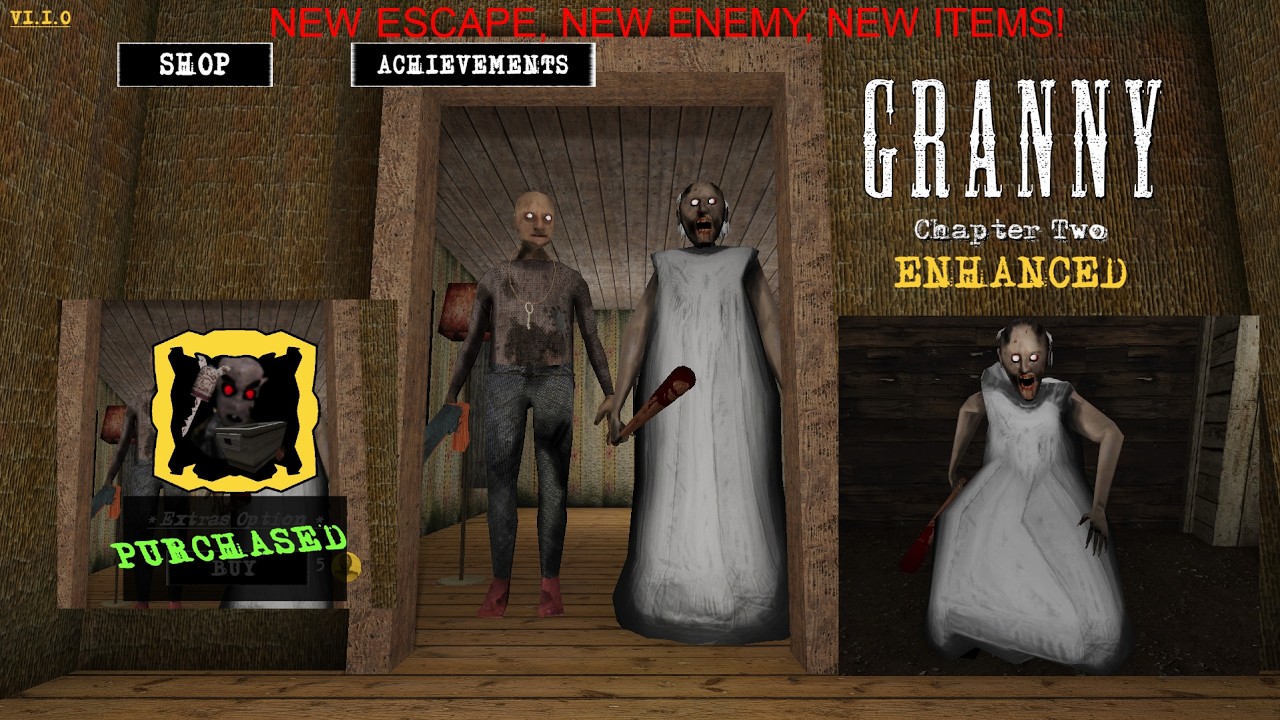 Granny 2 Enhanced - Mineshaft escape! (+New enemy)