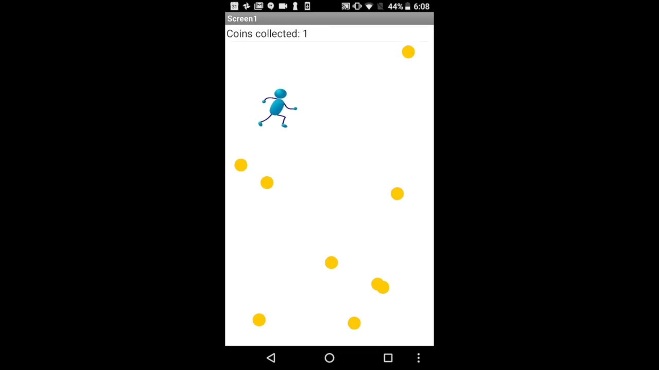 Спрайты в App Inventor: игра «Собери монеты»