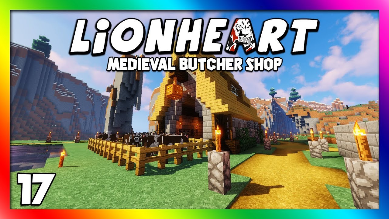 [Minecraft 1.13.2] Medieval Butcher Shop!! ~ Lionheart SMP - Season 2: Episode