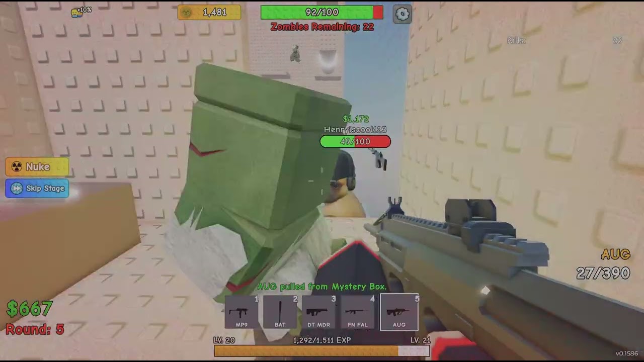 Roblox Tower of zombies p2