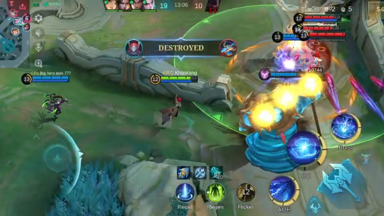 Eudura and Tigreal goat combo Rank Push Mlbb Gameplay 