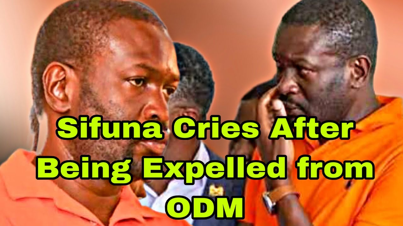 Sifuna Cries Bitterly after Being Expelled from ODM Party:Oburu Odinga /Winnie Odinga