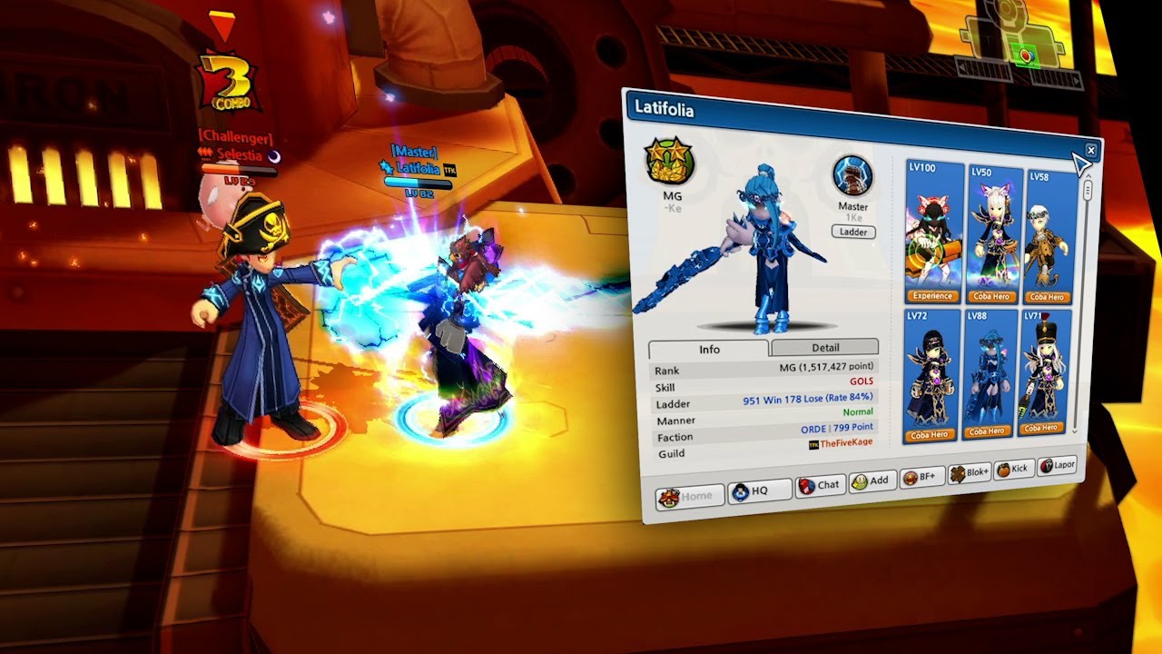 when old lost saga player meet the new rank 1 player