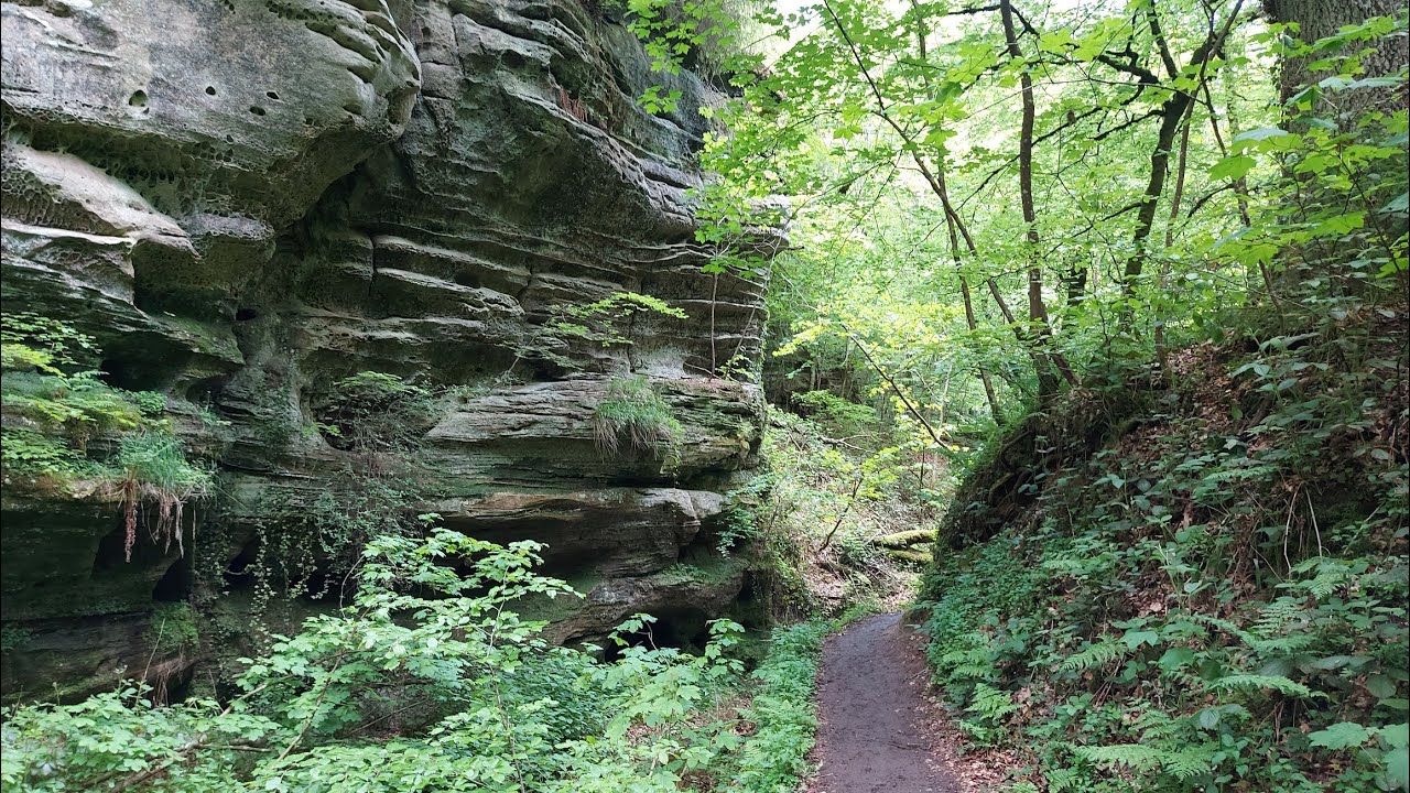 Wandern in Luxenburg  Camping Martbusch und Müllertal Trail
