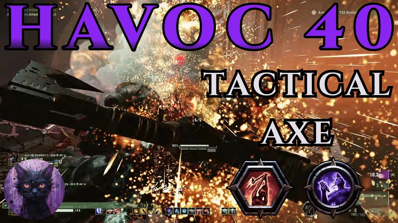 Hive Scum - Tactical Axe Mk VII & Needle Pistol | Havoc 40 | Relay Station | Darktide