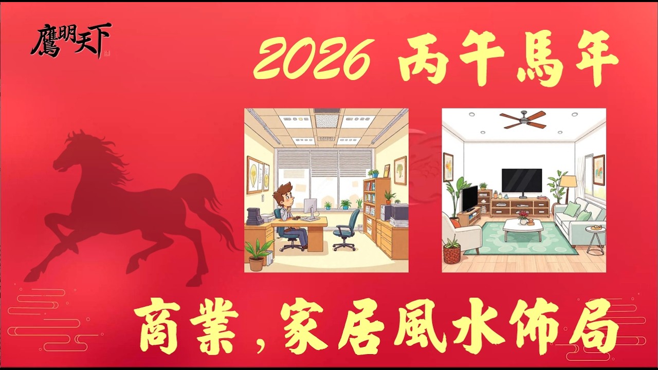 2026丙午馬年 鷹明天下 EP07 商業，家居風水佈局 事業、桃花與健康