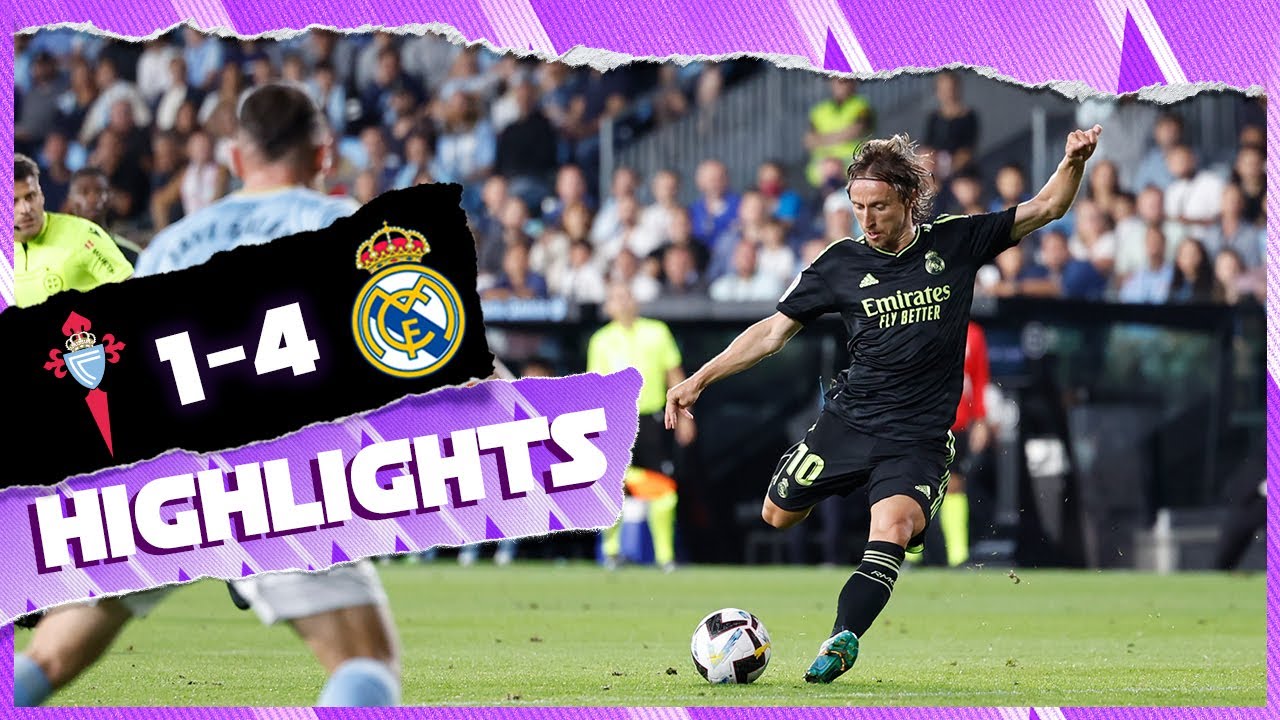 Celta 1-4 Real Madrid | HIGHLIGHTS | LaLiga 2022/23