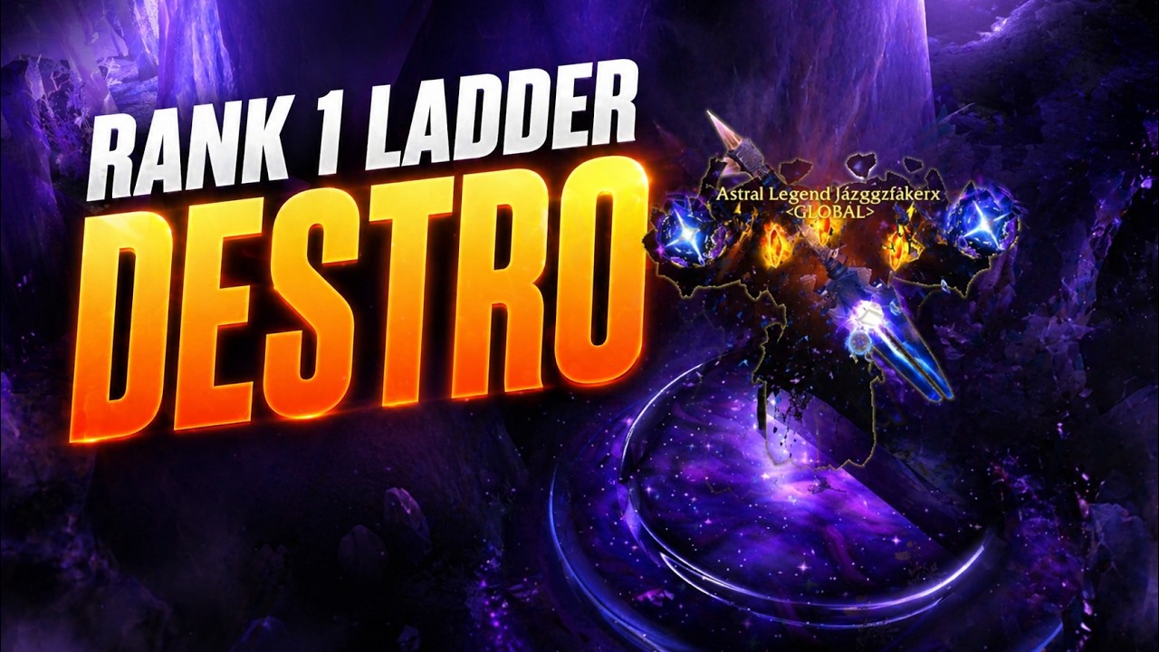 I GOT RANK 1  LADDER ON DESTRUCTION WARLOCK... 2289CR | SOLO SHUFFLE