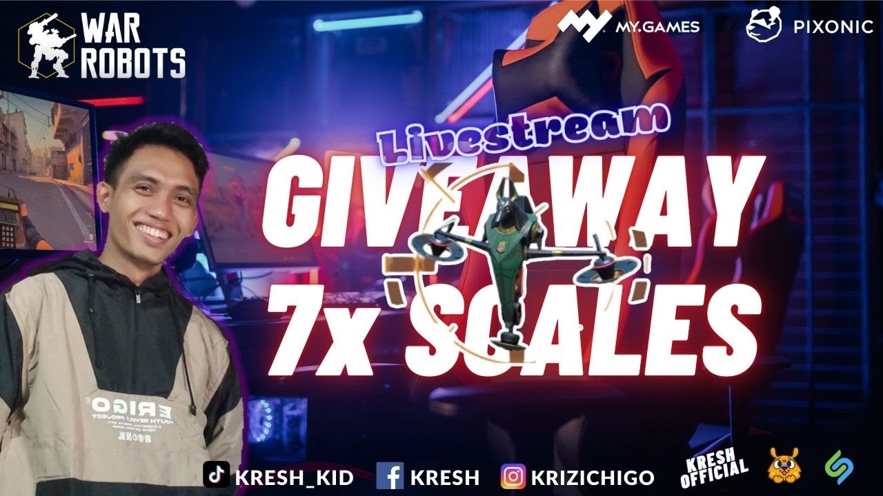 🔴 Giveaway 7x Drone Scales 🎁 Link in Description | War Robots #warrobots  #kreshofficial