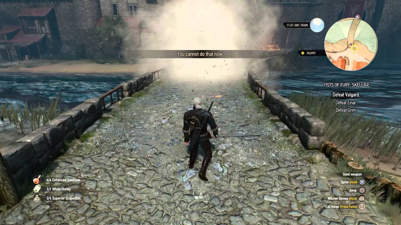 The Witcher 3: Sign casting glitch