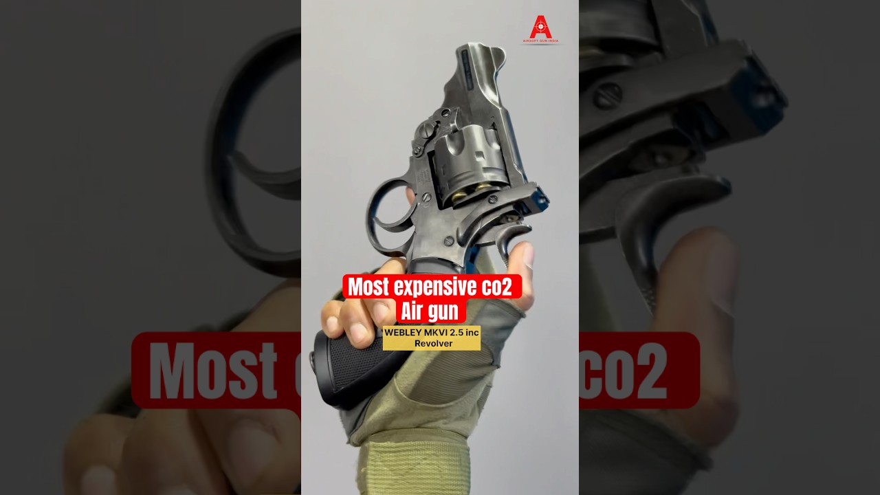 Most expensive co2 revolver | webley co2 Air gun #airgun #webleyrevolver #airguninindia #co2airgun