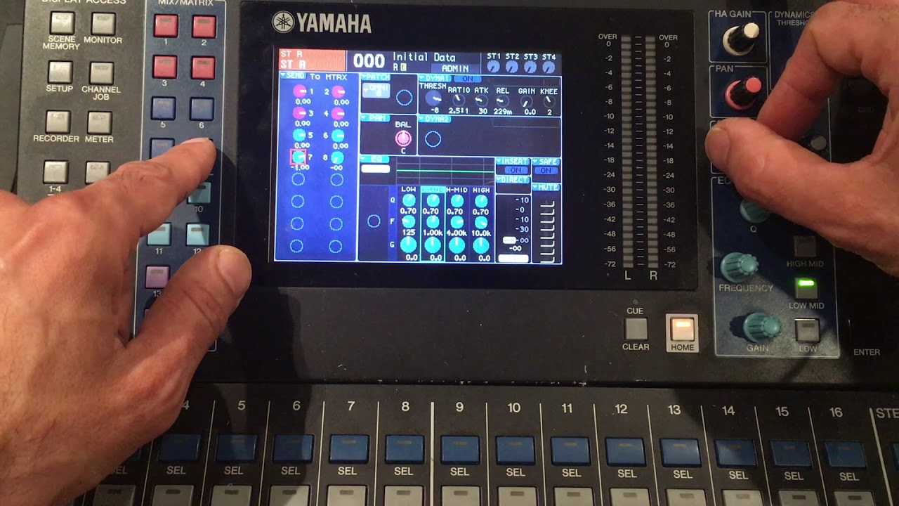 Yamaha LS9 Tutorial - Basic Setup