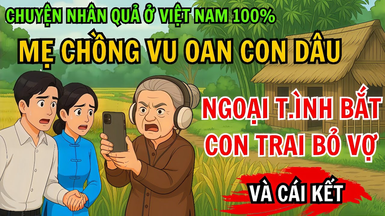 Chuyện Nhân Quả 100% Mẹ Chồng Vu Oan Con Dâu Ngoại Tình Để Con Trai Bỏ Vợ Hiền, Và Cái Kết!