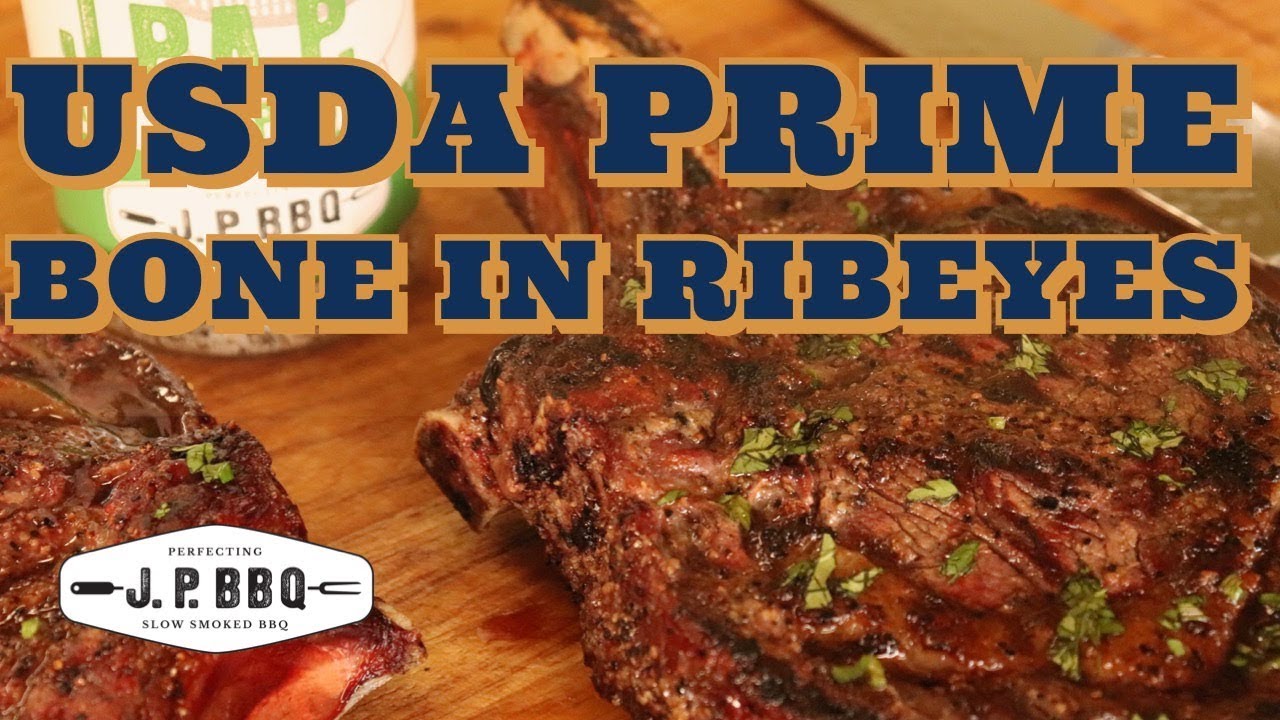 USDA Prime Bone in Ribeyes #jpbbq #USDAPrime #boneinribeye