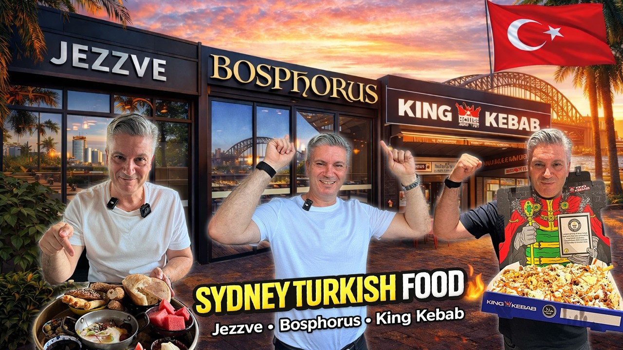 Best Turkish Spots in Sydney? 🇹🇷 Jezzve, Bosphorus, King Kebab Review