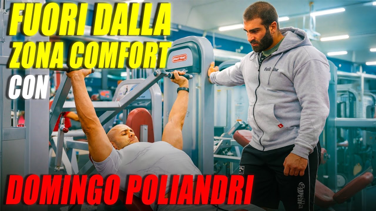 DOMINGO POLIANDRI PROVA UN ALLENAMENTO DI PETTO DA BODYBUILDER.