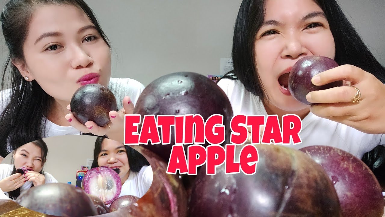 Eating Star Apple Sarap|Evelyn Jalandoni