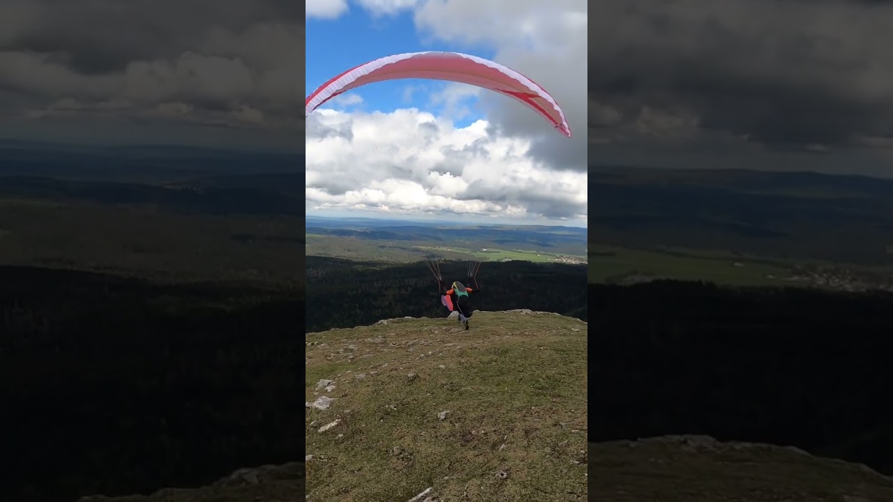 Jura Flying: Le Suchet Launch #paragliding