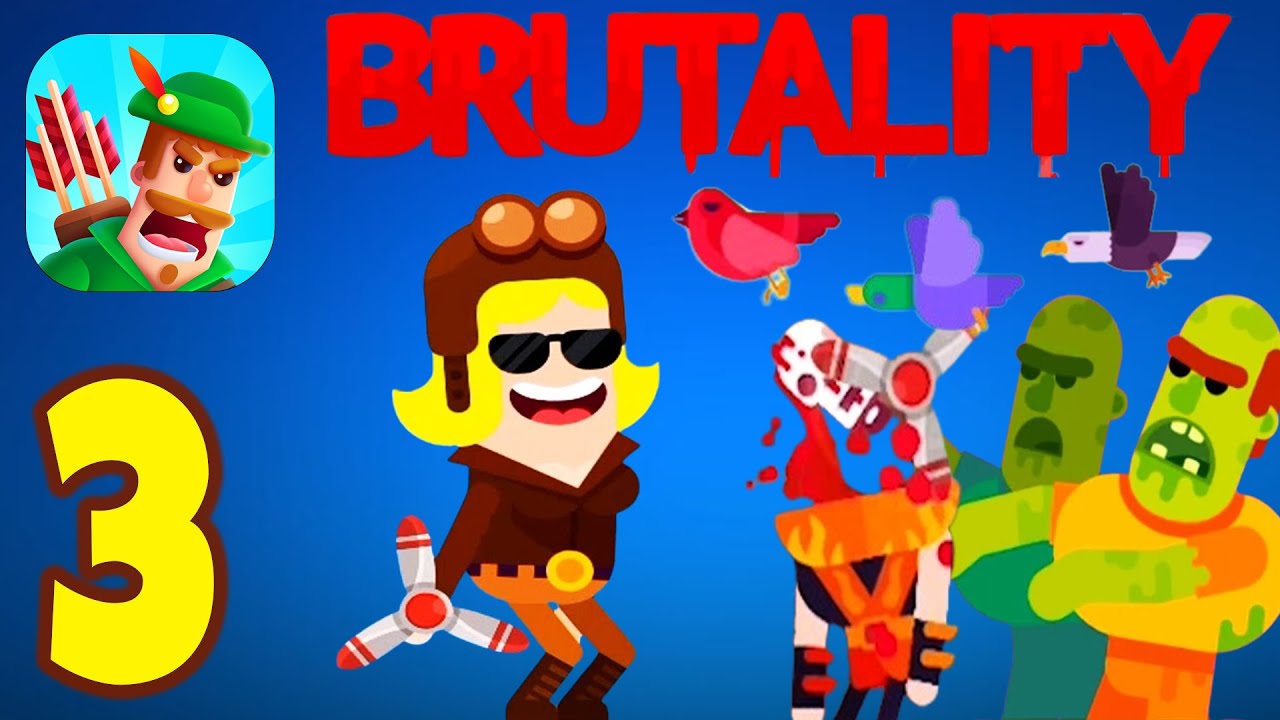 Bowmasters - Raymonde - Fatality & Zombies & Apple & Birds Gameplay Walkthrough Part #3
