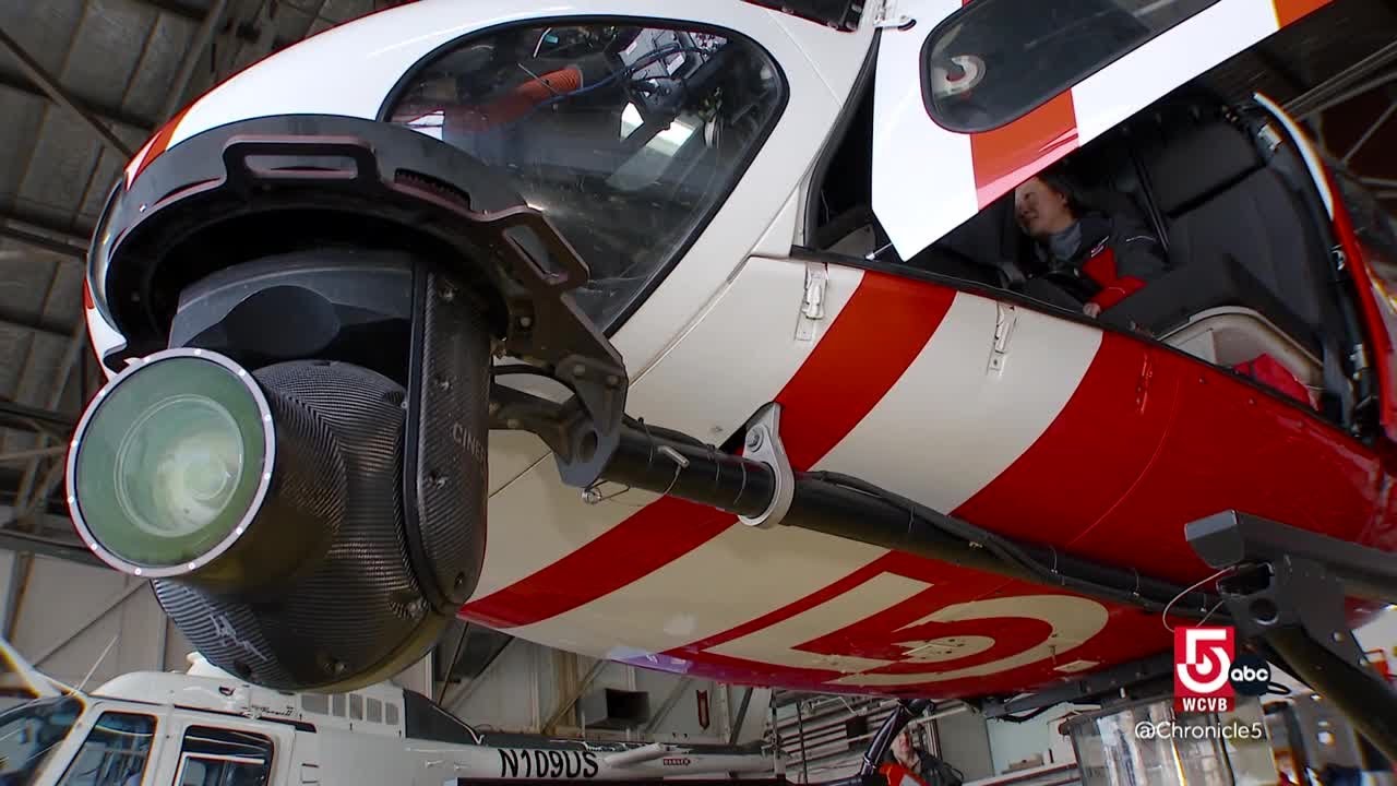 Behind the scenes aboard the news chopper, Sky 5