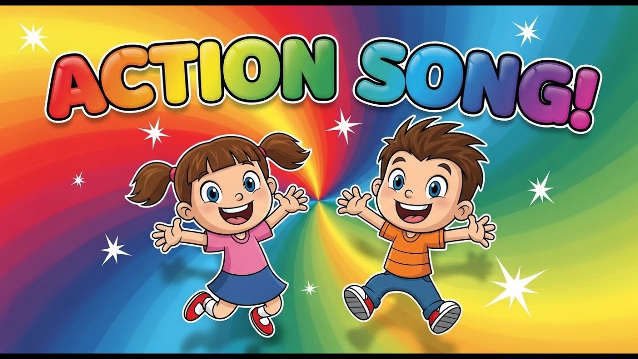 Action Song for Kids | Clap Jump Dance Run 🕺👏 | Learn Actions | Day To Day