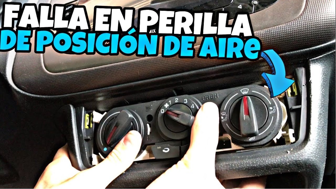 FALLA EN PERILLA DE POSICIÓN DE CLIMA EN SEAT IBIZA  / SOLUCIÓN / Seat motor