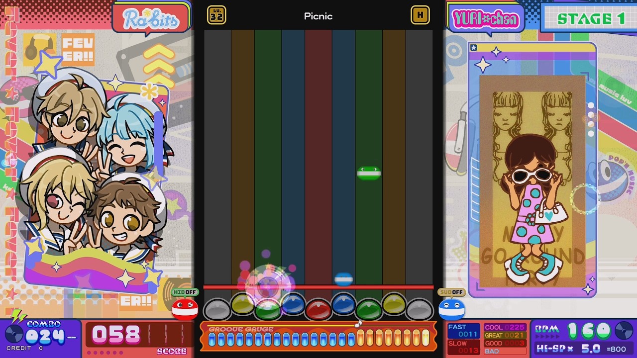 [POP'N MUSIC High⭐️Cheers!!] ガールズポップ - Picnic (H)