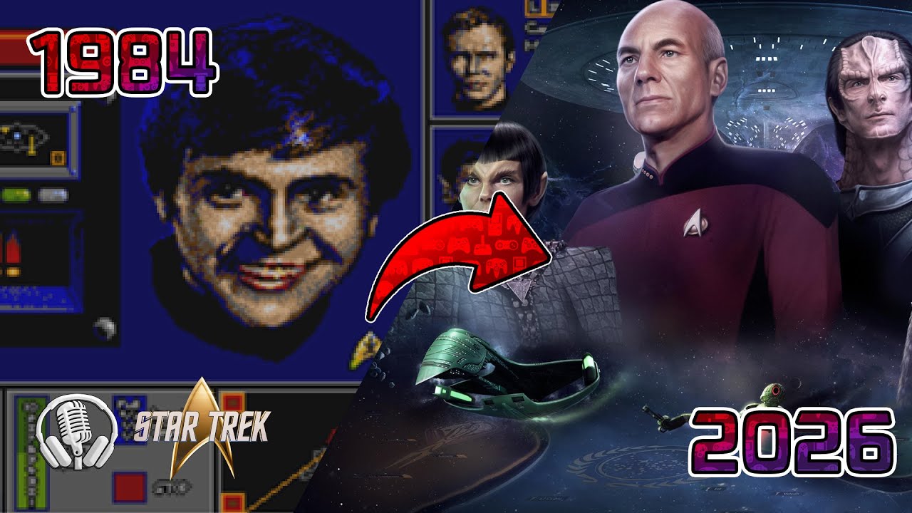 Evolução dos 42 ANOS dos JOGOS STAR TREK o último vai te SURPREENDER!