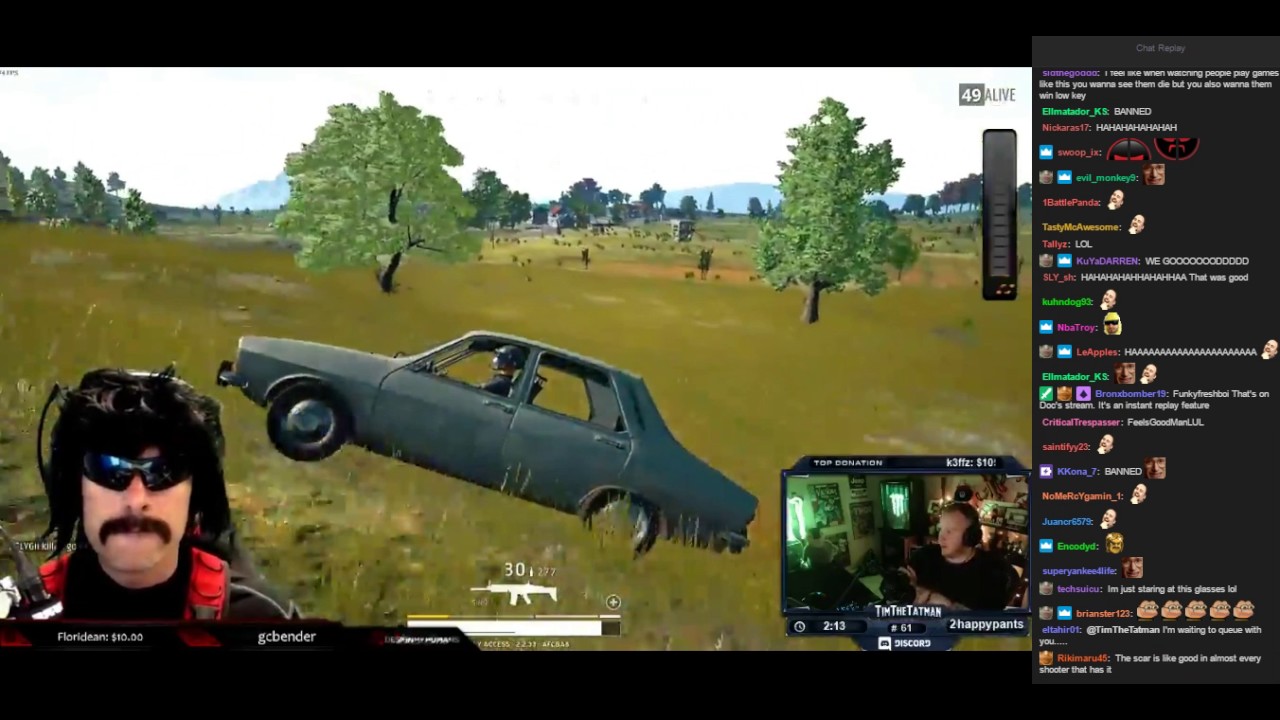 Timthetatman reaction to drdisrespectlive stream