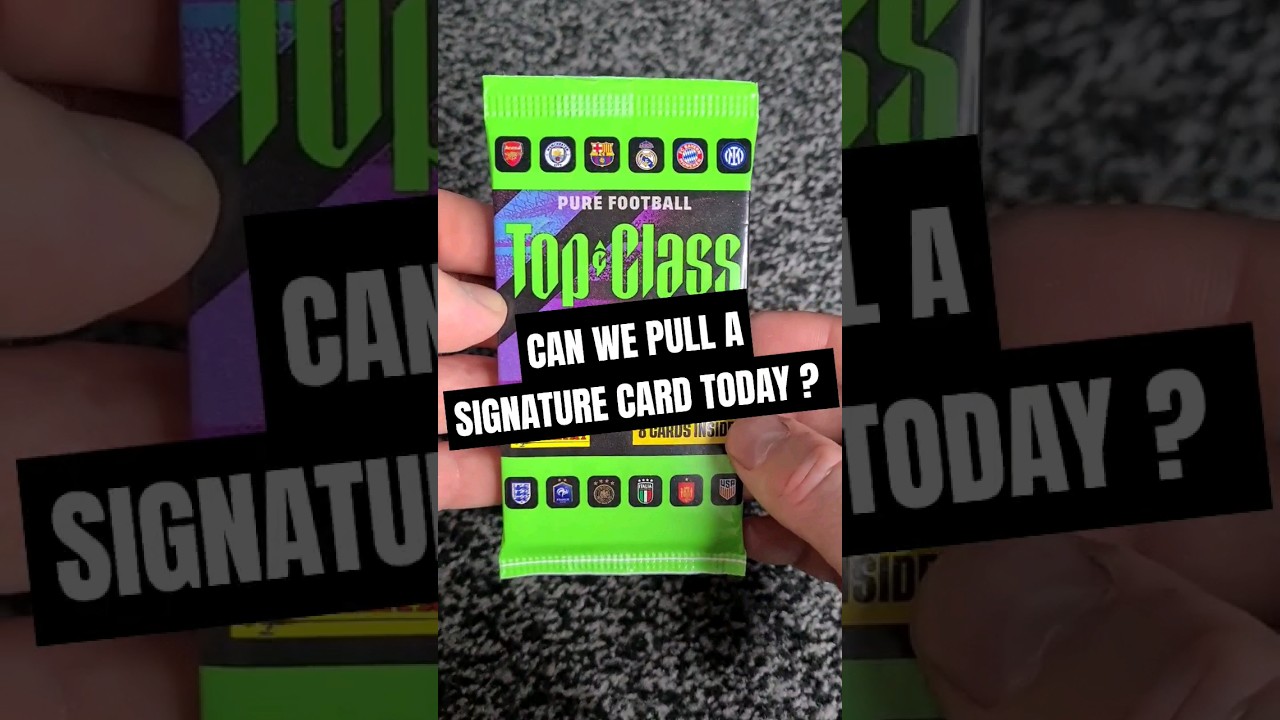 Panini Top class 2024 football pack opening 