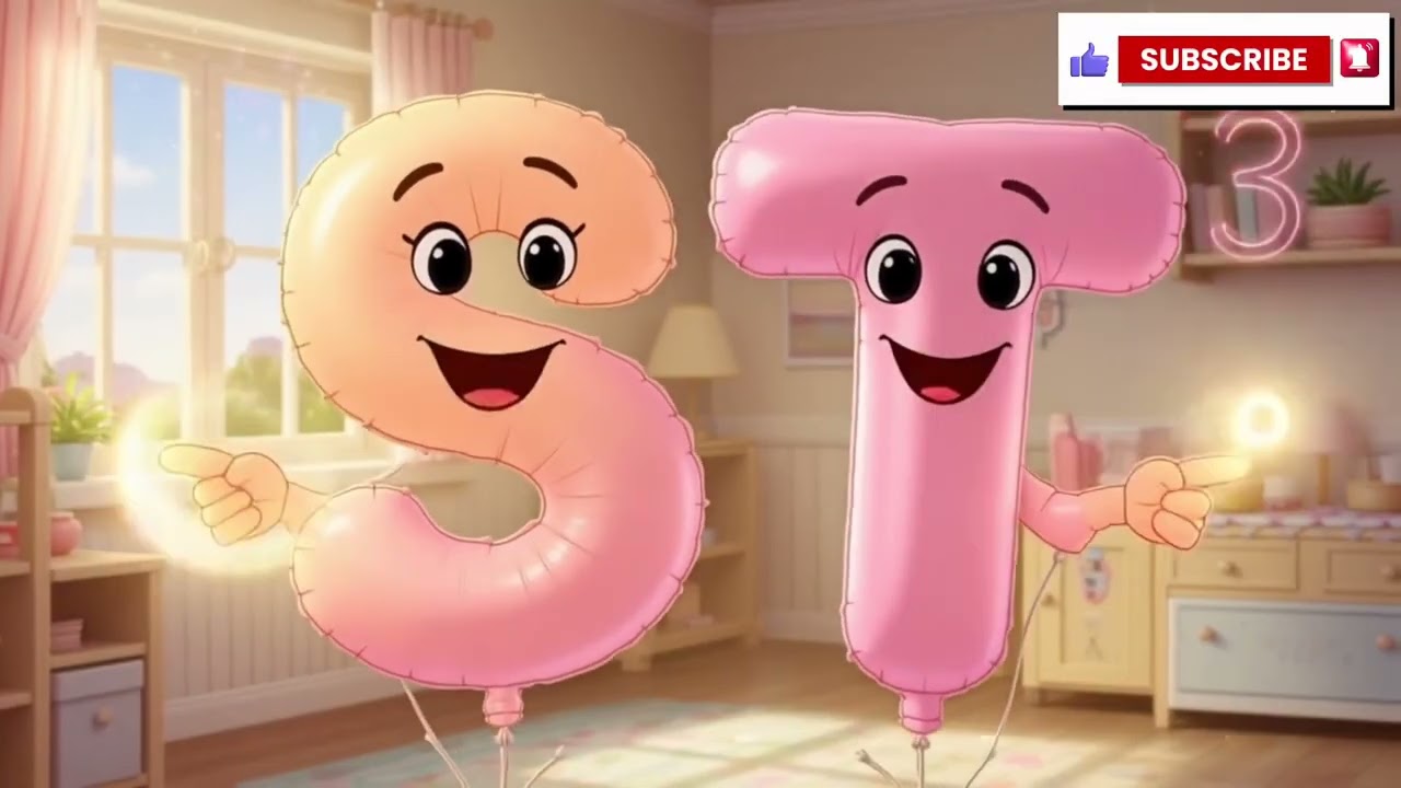 ABC Balloons Song -Nursery Rhymes And Kids Song #nurseryrhymes #kids