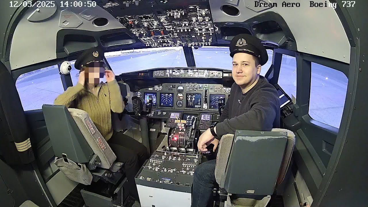 Первый полет за штурвалом на Boeing 737NG в авиатренажере