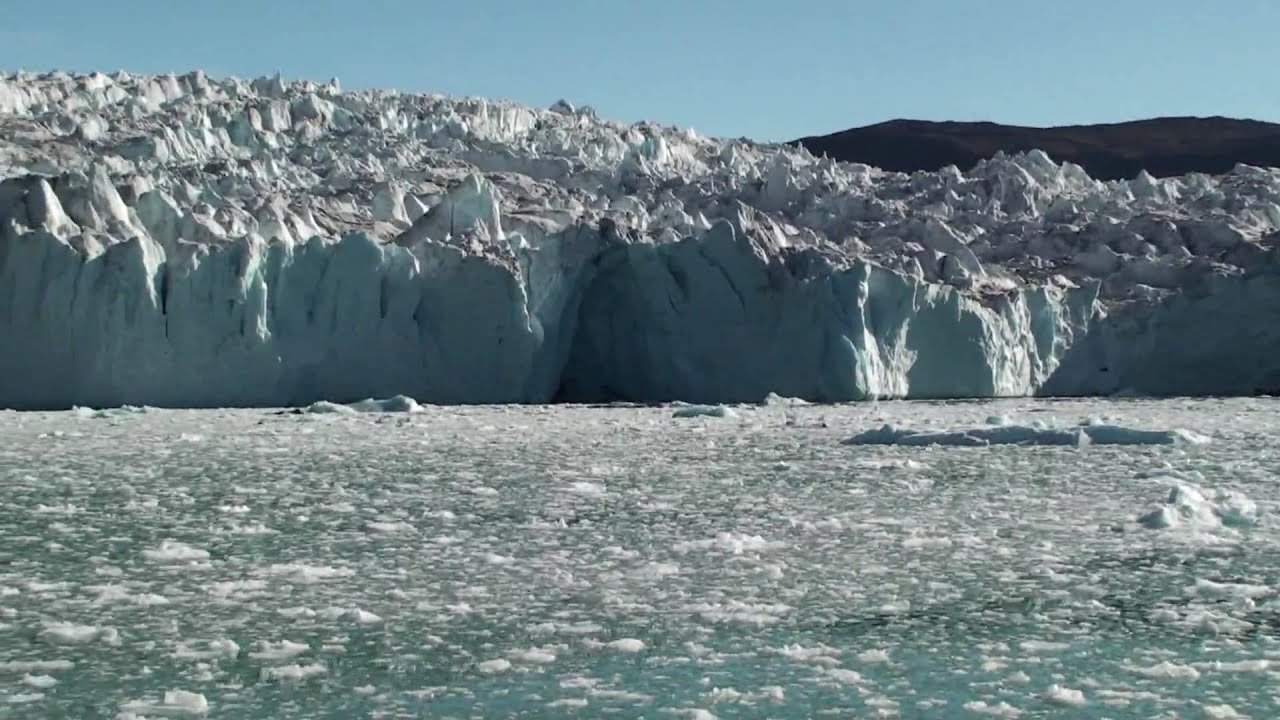 Eqi glacier at Ilulissat , Greenland.