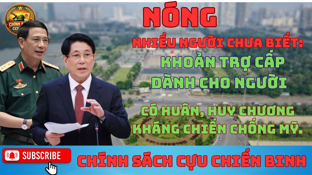 NHIỀU Người Chưa Biết: Khoản Trợ Cấp Dành Cho Người Có Huân, Huy Chương Kháng Chiến Chống Mỹ.