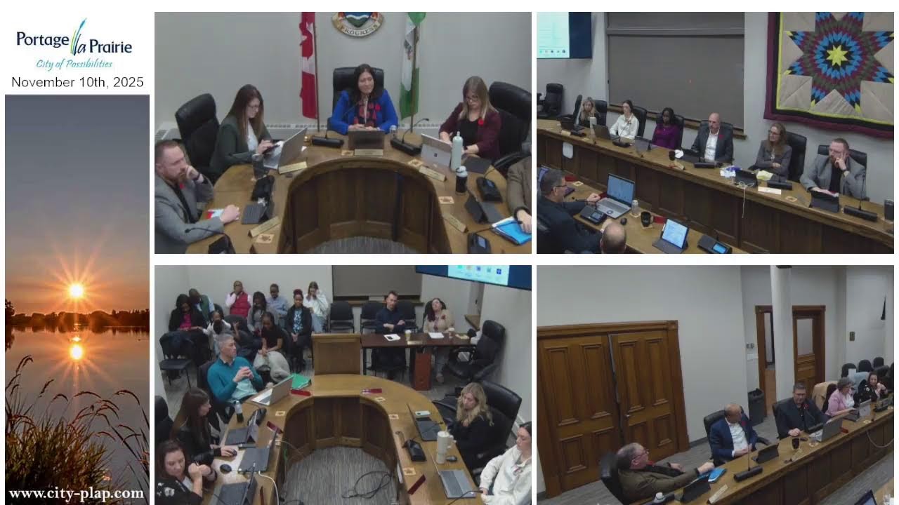 City of Portage la Prairie Council November 10th, 2025 - Resumed