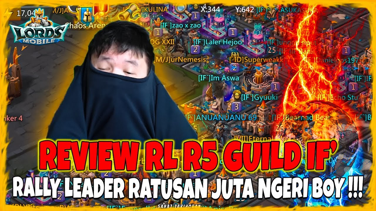 REVIEW RL RATUSAN JUTA PUNYA R5 GUILD IF' !!! AUTO RATA KANAN BOY !!! - Lords Mobile Indonesia