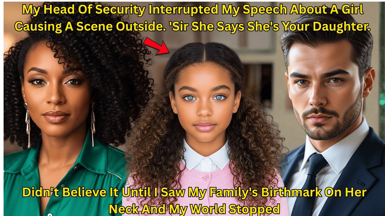 My Security Interrupted My Speech: 'A Girl Says She's Your Daughter.' Then I Saw Our Family Birthmar