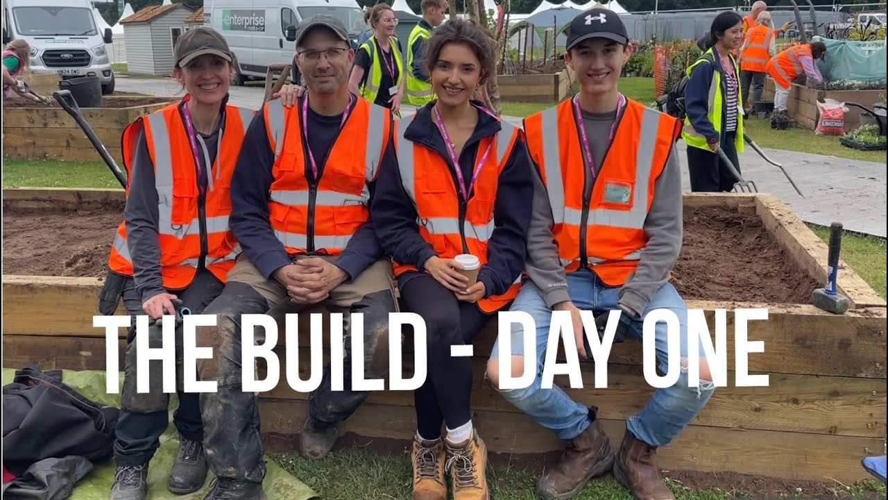 Building an RHS Garden (Day 1) - RHS Flower Show Tatton Park