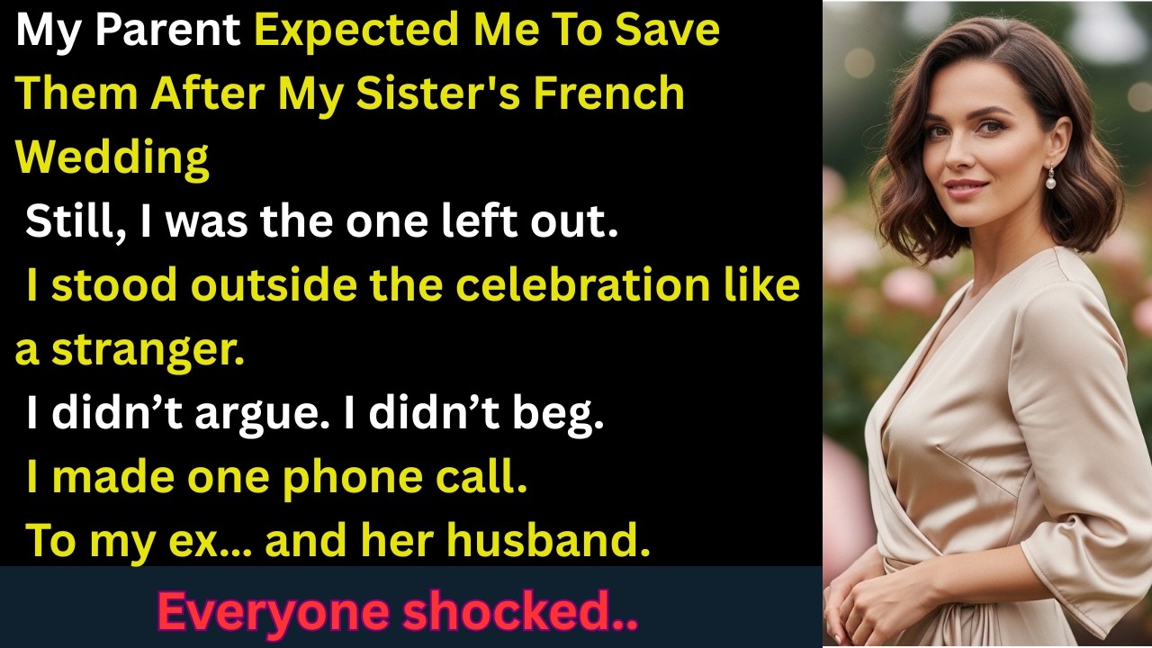 My Parents Wanted To Save Them After My Sister's French Wedding — Until I Made One Call to My Ex and
