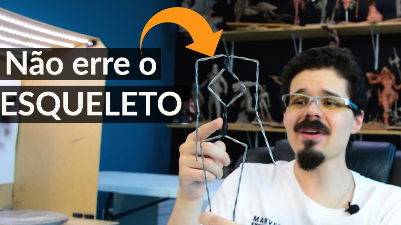 Como não errar a estrutura de arame | Escultor Responde 1| ESCULTURA DE PERSONAGENS | ARCÁDIA 3D